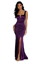 Nora Formal Satin Dress