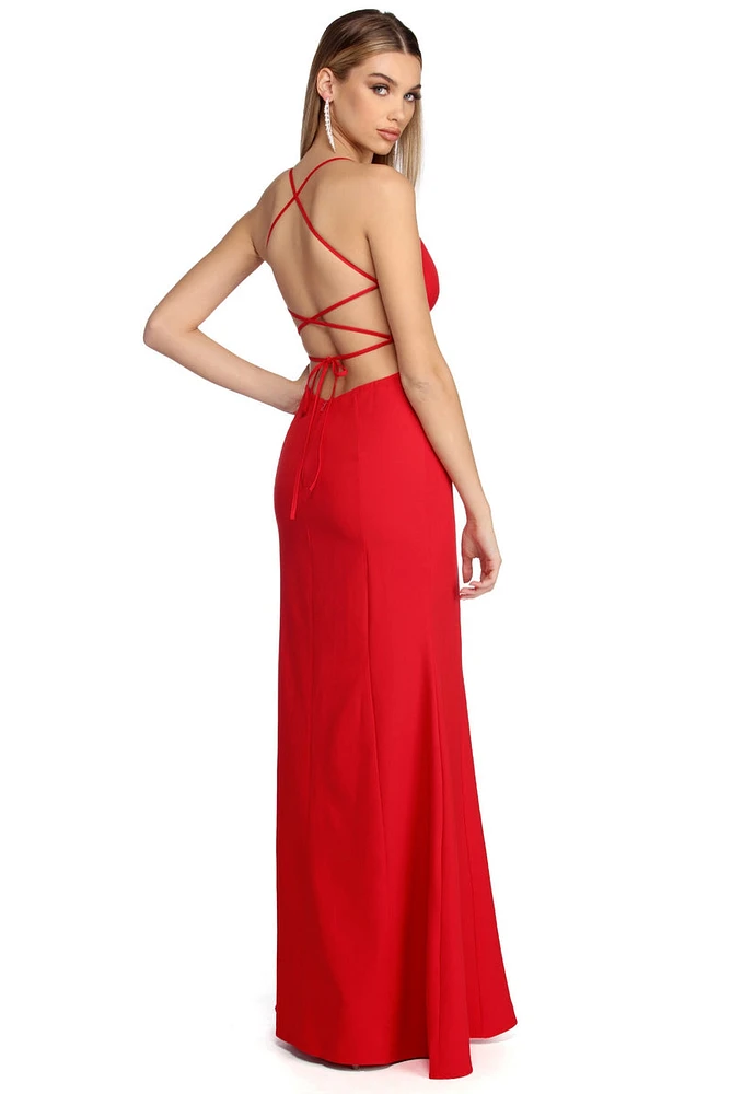 Alyssa Formal Open Back Dress