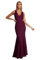 Tara Formal Glitter Lace Dress