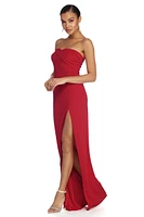 Kendall Formal Sweetheart Crepe Dress