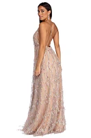 Marissa Formal Plunging Sequin Dress