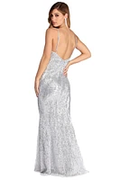 Gabriela Formal Sequin Glam Dress