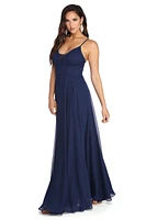 Mya Formal Sleeveless Chiffon Dress