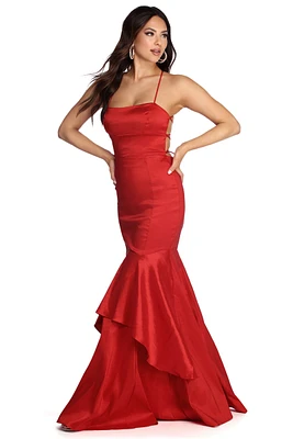 Leah Formal Taffeta Mermaid Dress