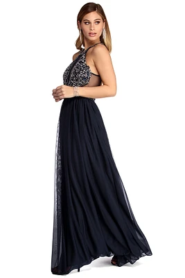 Esther Formal Embellished Gemstone Dress