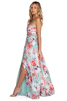 Rosalie Formal Floral Chiffon Dress