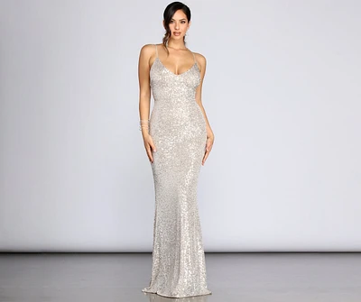 Teagan Sequin Gown