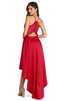 Tabatha High Low Crochet Dress