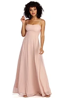 Cynthia Formal Chiffon Sweetheart Dress