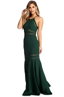 Carly Formal Illusion Mermaid Dress