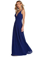 Julissa Formal Sleeveless Chiffon Dress