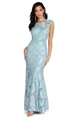 Cleo Formal Lace Mermaid Dress