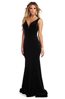 Camille Formal Velvet Dress