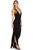 Kynlee Formal High Slit Beaded Dress