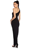 Selena Formal One Shoulder Ruched Dress