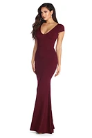 Aubrie Formal Open Back Dress