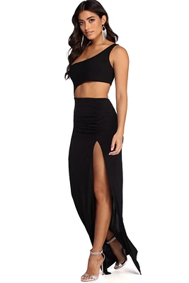 Blair One Shoulder Cut Out Dress