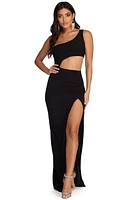 Blair One Shoulder Cut Out Dress