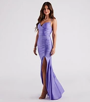 Emilia Formal Lace-Up Mermaid Dress