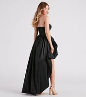 Faith Formal Taffeta High-Low Dress