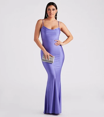 Anika Formal Satin Mermaid Dress