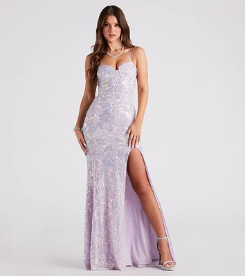 Raquel Formal Sequin Mermaid Dress