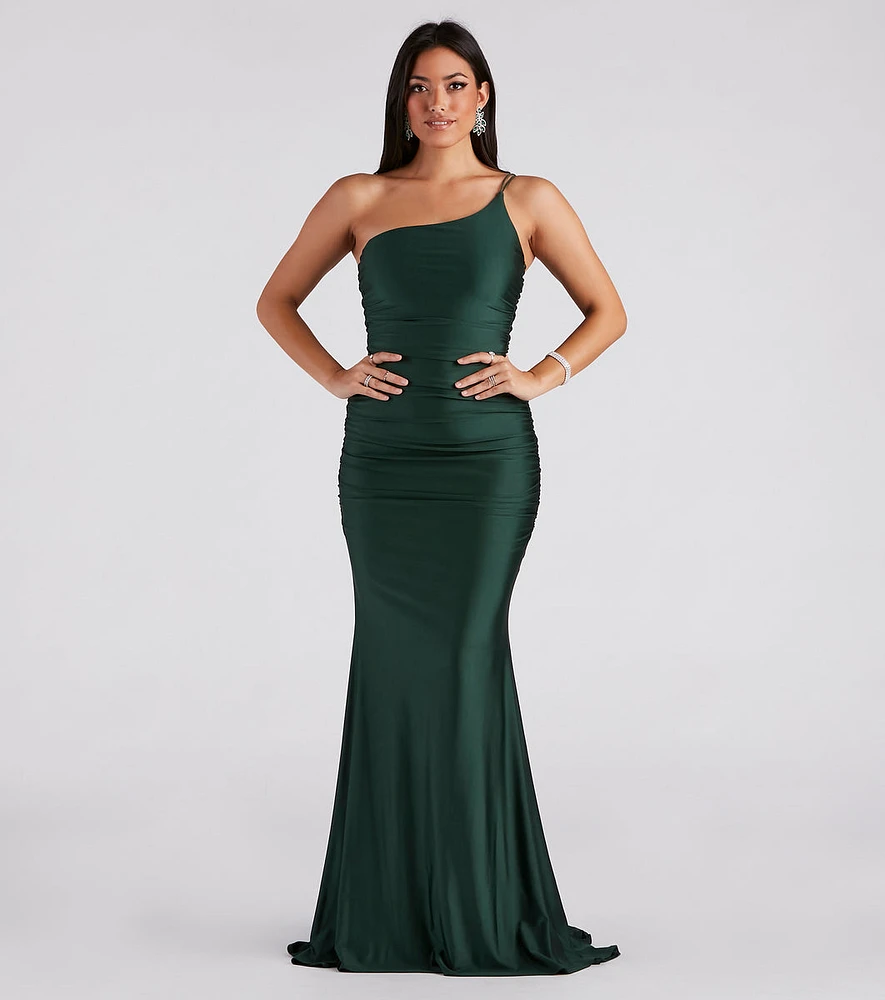 Nicole Formal One-Shoulder Mermaid Dress