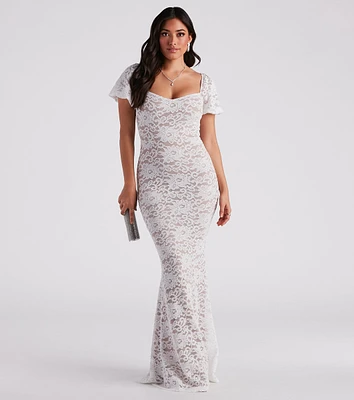 Joselyn Formal Lace Mermaid Long Dress