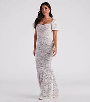 Joselyn Formal Lace Mermaid Long Dress