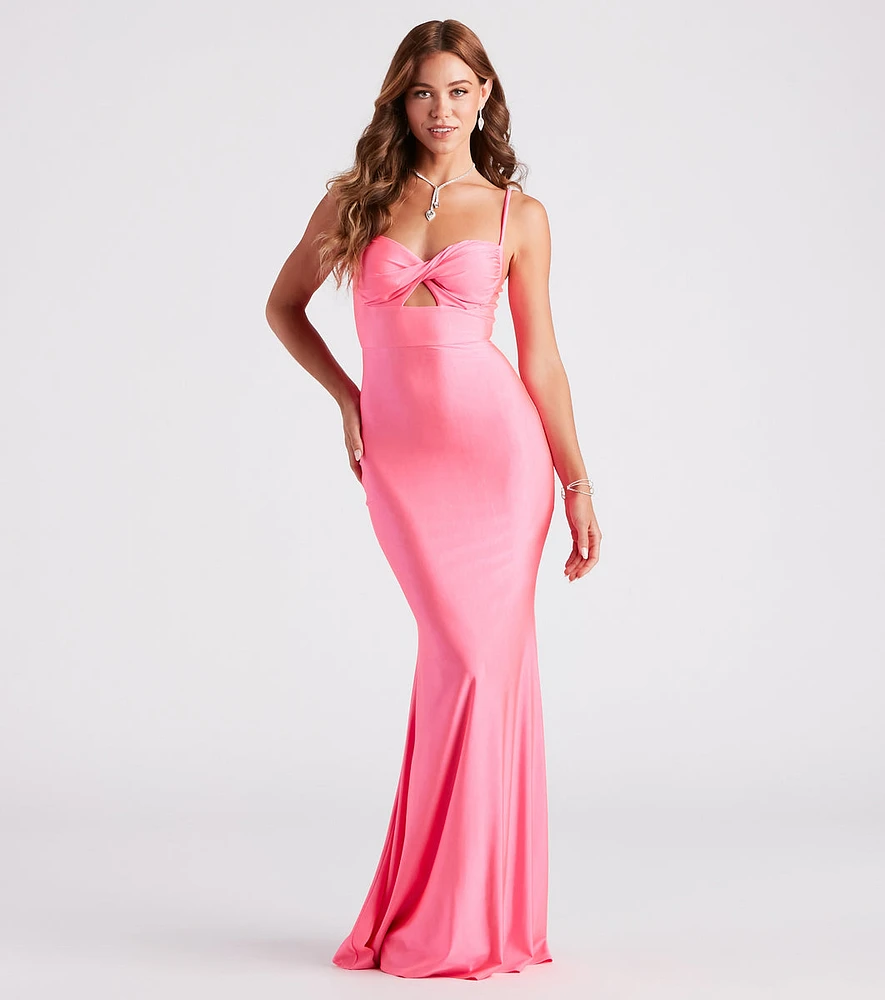 Eliza Sleeveless Formal Mermaid Dress