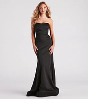 Amy Formal Strapless Mermaid Dress