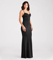 Christine Formal Rhinestone Mermaid Dress