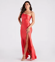 Stacey Formal One-Shoulder Mermaid Dress