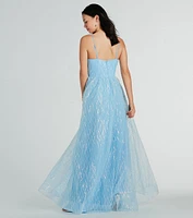 Amiyah Formal Sequin Tulle Corset A-Line Dress