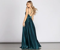 Lona Formal Cross Back Gown