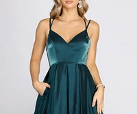 Lona Formal Cross Back Gown