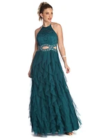 Sonia Lace Mesh Tendril Dress