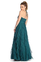Sonia Lace Mesh Tendril Dress