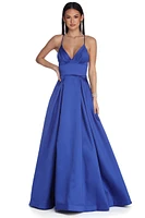 Melody Formal Satin Ball Gown