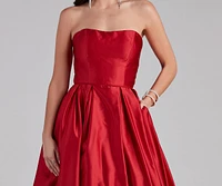 Anastasia Strapless A-Line Ball Gown