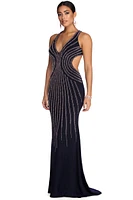 Jules Formal Beaded Halter Dress