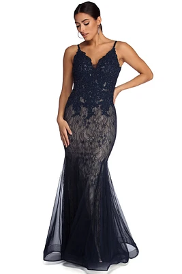 Emelia Formal Trumpet Lace Dress