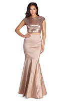 Emmie Formal Sequin Two Piece Dress