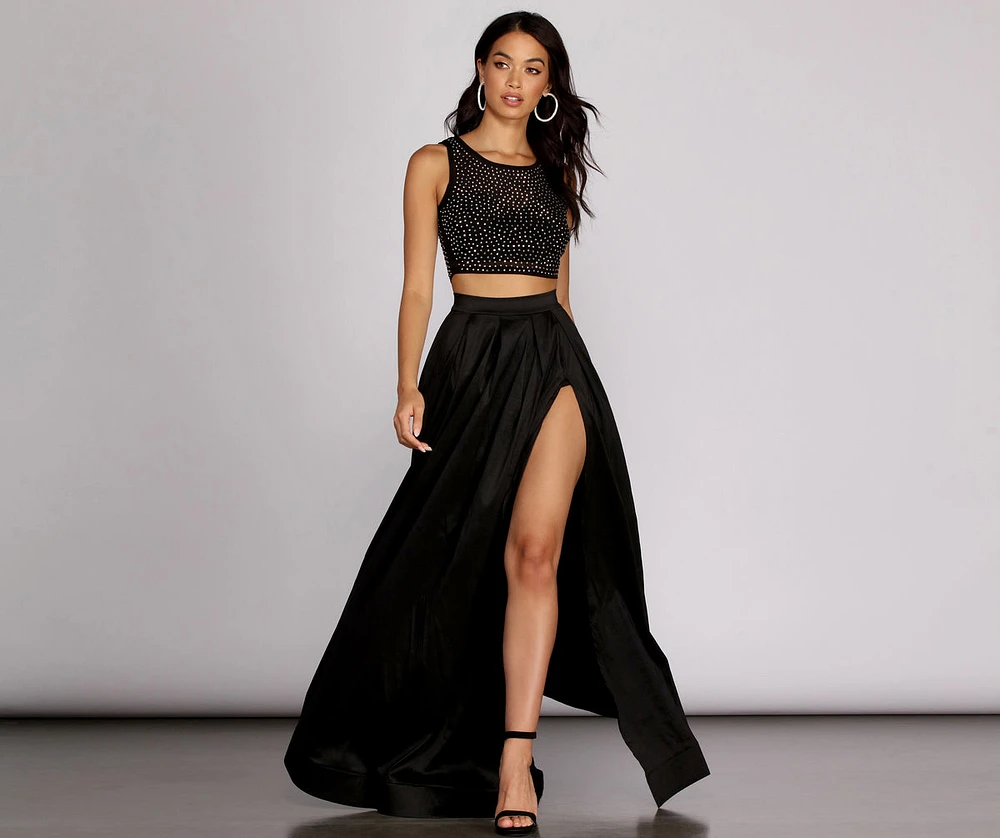 Naomi Formal Top & Skirt Set