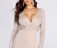 The City Glitter Mini Dress