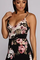 Dark and Floral Dress