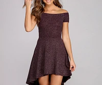 Total Twirl Glitter Skater Dress