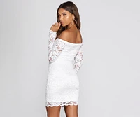 Obsessed Over Lace Mini Dress