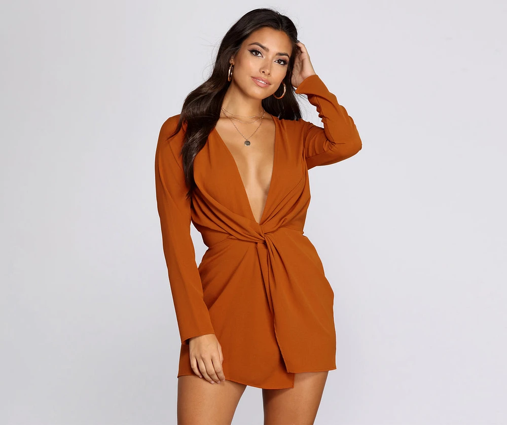 Knot Just Another Mini Dress