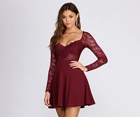 Love For Lace Skater Dress